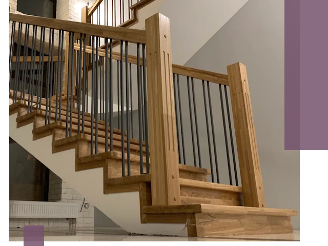 Реставрация деревянных и металлических лестниц в Комсомольске-на-Амуре