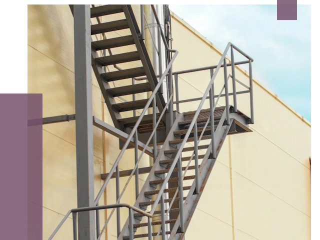 Пожарные лестницы в Комсомольске-на-Амуре от 12245 руб. — монтаж и продажа | ПРОЛЁТ-Кмс