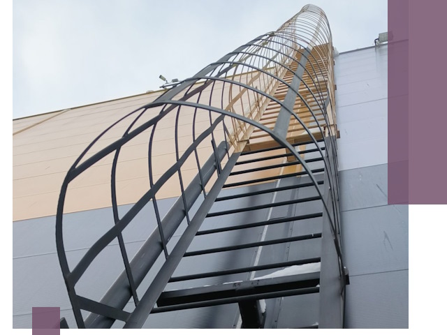 Изготовление и монтаж пожарных лестниц в Комсомольске-на-Амуре профессионально