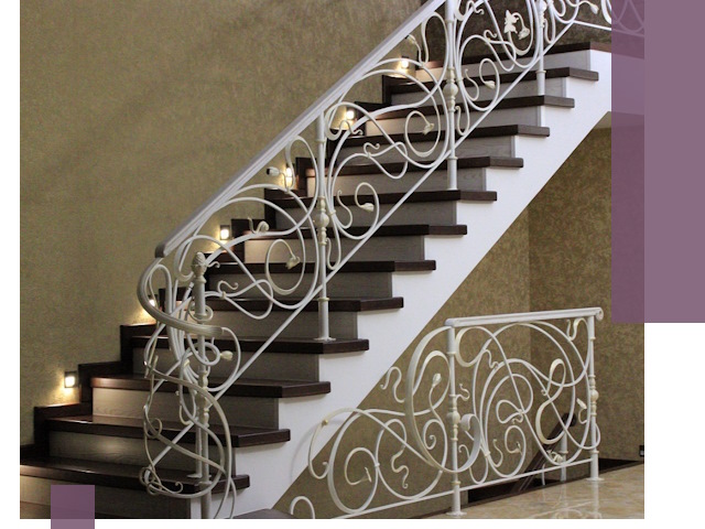 Кованые лестницы под ключ в Комсомольске-на-Амуре — изготовление и монтаж