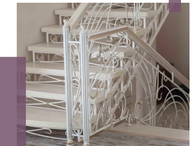 Изготовление кованых лестниц на заказ в Комсомольске-на-Амуре от 86734 руб. | ПРОЛЁТ-Кмс