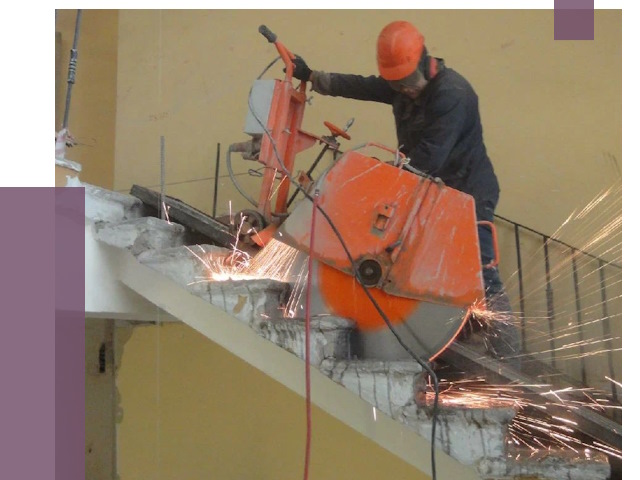 Демонтаж бетонных лестниц в Комсомольске-на-Амуре от 4592 руб. за м2 | ПРОЛЁТ-Кмс