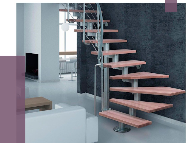 Модульные лестницы в Комсомольске-на-Амуре от 16837 руб. — купить в ПРОЛЁТ-Кмс