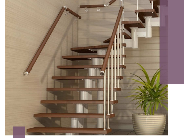 Изготовление модульных лестниц под ключ в Комсомольске-на-Амуре