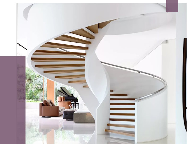 Винтовые лестницы в Комсомольске-на-Амуре под ключ от 48469 руб. | ПРОЛЁТ-Кмс