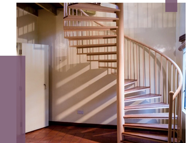 Изготовление винтовых лестниц на заказ в Комсомольске-на-Амуре от 76020 руб. | ПРОЛЁТ-Кмс