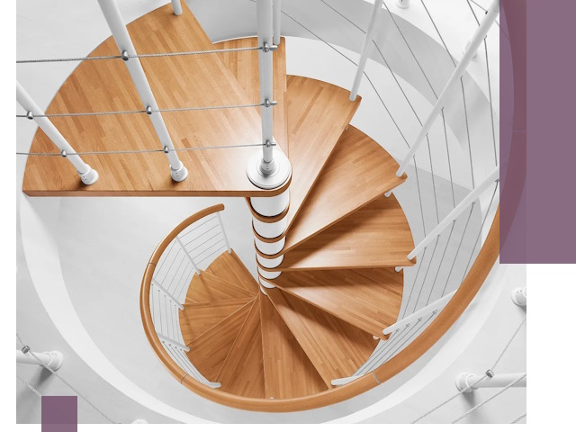 Изготовление винтовых лестниц под ключ в Комсомольске-на-Амуре