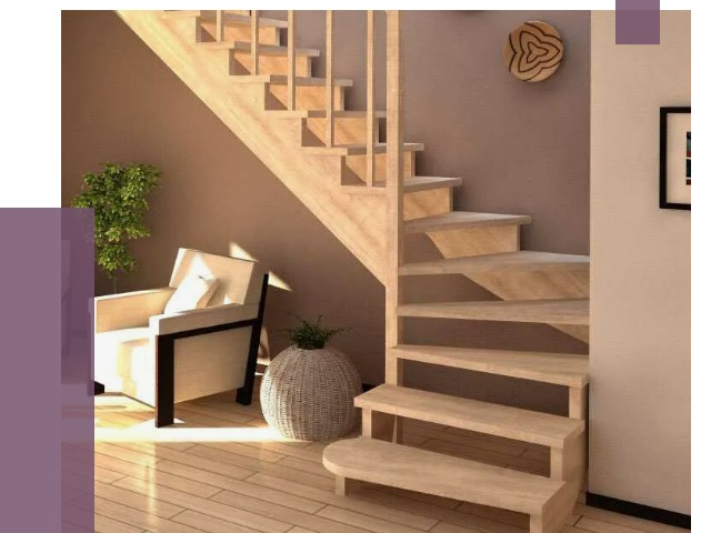 Изготовление Г-образных лестниц в Комсомольске-на-Амуре от 18877 руб. 