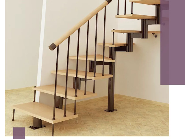 Монтаж лестниц на больцах в Комсомольске-на-Амуре — быстро и надежно