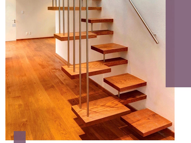 Лестницы «гусиный шаг» на заказ в Комсомольске-на-Амуре для узких пространств