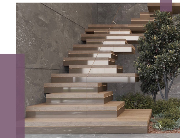 Современные лестницы в Комсомольске-на-Амуре от 13775 руб. | ПРОЛЁТ-Кмс