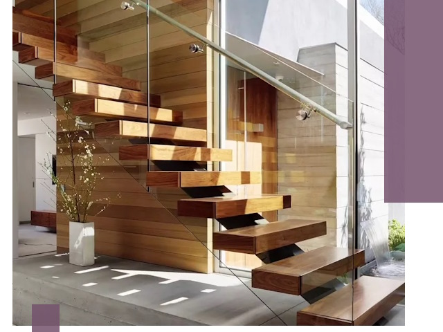 Современные лестницы на заказ в Комсомольске-на-Амуре — изготовление и монтаж