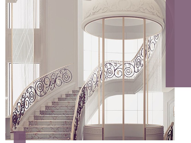 Элитные лестницы на заказ высокого класса в Комсомольске-на-Амуре