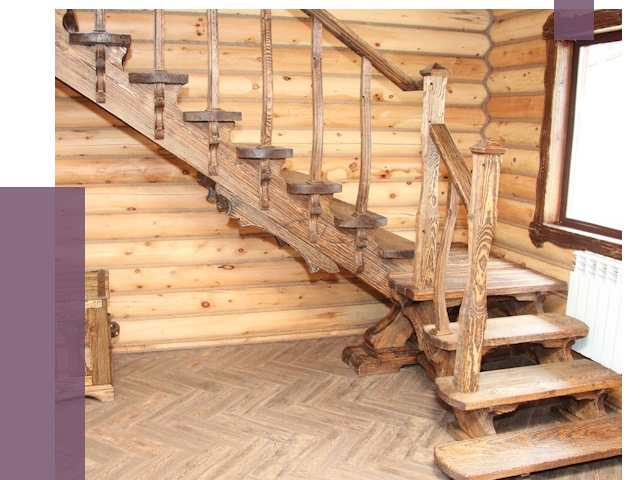 Лестницы в баню в Комсомольске-на-Амуре от 19081 руб. — изготовление | ПРОЛЁТ-Кмс