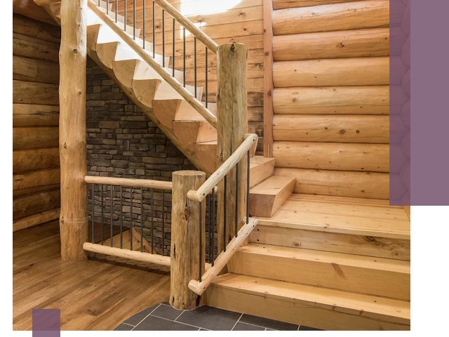 Лестницы в баню под заказ и профессиональный монтаж в Комсомольске-на-Амуре