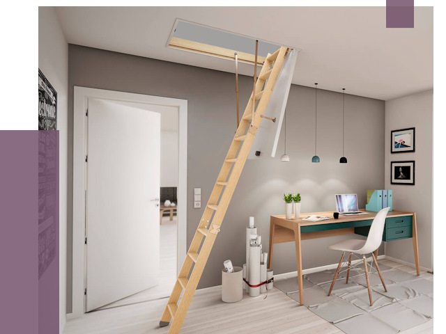Чердачные лестницы в Комсомольске-на-Амуре — от 14541 руб. | ПРОЛЁТ-Кмс
