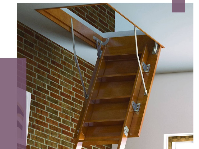 Установка чердачной лестницы в Комсомольске-на-Амуре от 7806 руб. | ПРОЛЁТ-Кмс