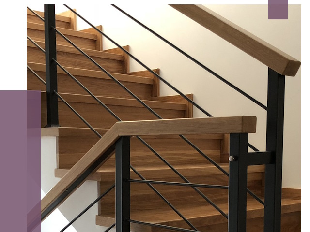 Обшивка металлической лестницы деревом в Комсомольске-на-Амуре от 4337 руб. 