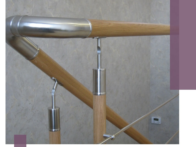 Комбинированные перила на заказ в Комсомольске-на-Амуре — монтаж и производство