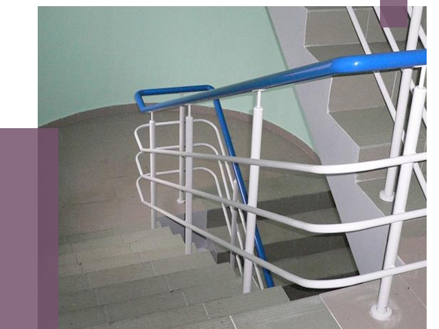 Перила в подъезде в Комсомольске-на-Амуре — установка и замена от 7398 руб. | ПРОЛЁТ-Кмс