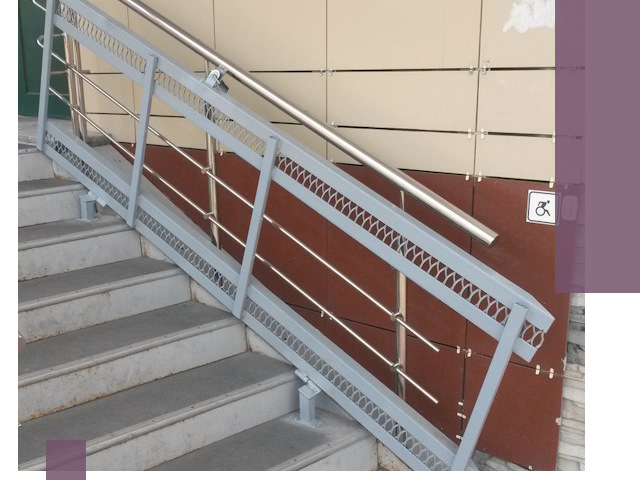 Изготовление откидных пандусов под ключ в Комсомольске-на-Амуре