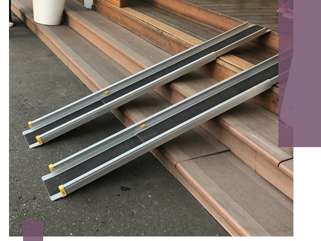 Телескопические пандусы под ключ в Комсомольске-на-Амуре — изготовление и монтаж