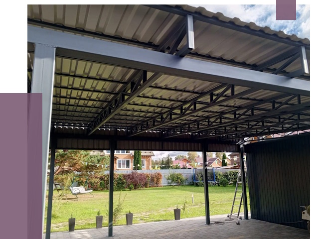 Монтаж навесов в Комсомольске-на-Амуре от 7347 руб. — установка навеса | ПРОЛЁТ-Кмс