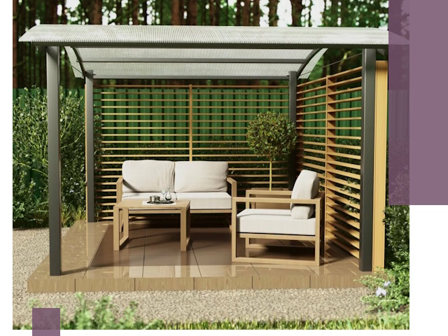 Навесы для дачи в Комсомольске-на-Амуре: изготовление, монтаж и демонтаж