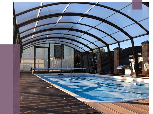 Навесы для бассейна в Комсомольске-на-Амуре от 16735 руб. под ключ | ПРОЛЁТ-Кмс