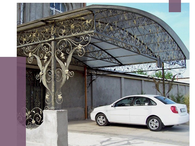 Кованые навесы в Комсомольске-на-Амуре от 14541 руб. | ПРОЛЁТ-Кмс