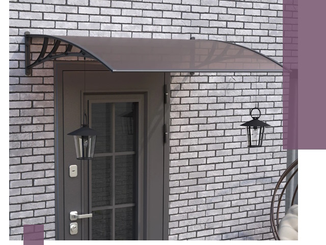 Недорогие козырьки и навесы под ключ в Комсомольске-на-Амуре