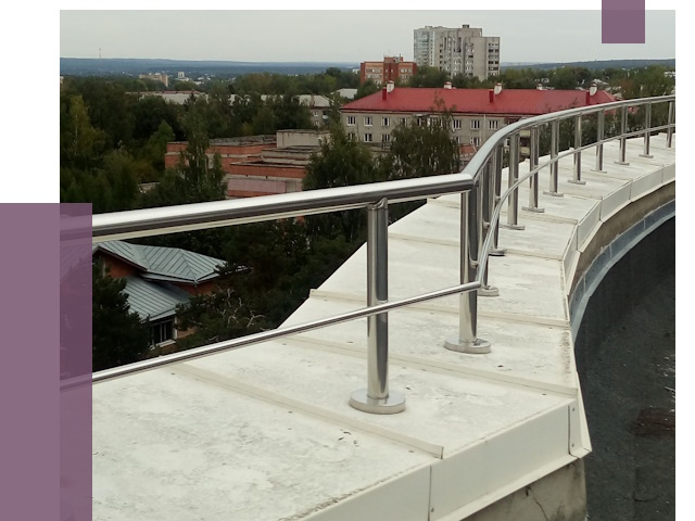 Парапеты и ограждения кровли в Комсомольске-на-Амуре от 4949 руб. 