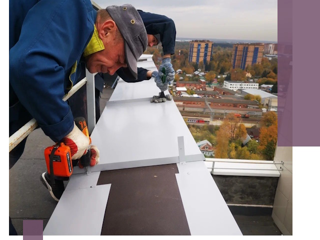 Монтаж парапетов в Комсомольске-на-Амуре — установка прочных металлических ограждений