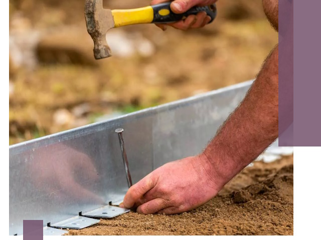 Монтаж металлических бордюров в Комсомольске-на-Амуре быстро и качественно