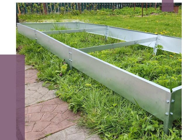 Металлические бордюры для грядок в Комсомольске-на-Амуре от 1786 руб. 