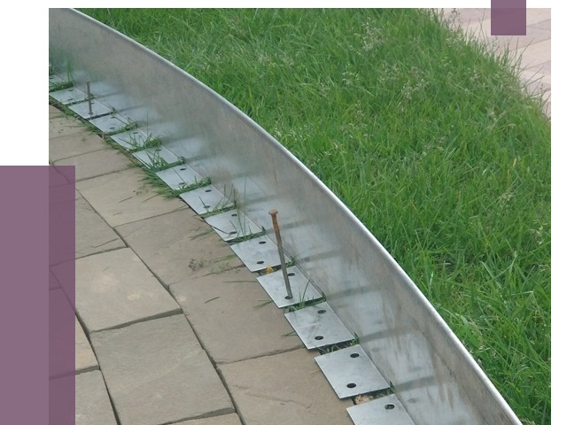 Металлические бордюры для тротуаров в Комсомольске-на-Амуре от 8673 руб.