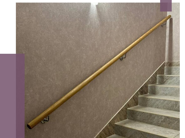 Пристенные поручни в Комсомольске-на-Амуре под ключ от 3929 руб. 