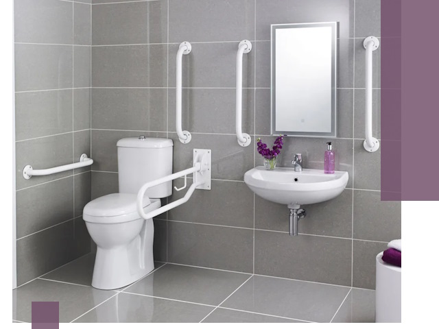 Поручни для санузлов в Комсомольске-на-Амуре: установка, ремонт и монтаж